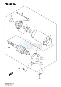 UH200 BURGMAN EU drawing STARTING MOTOR