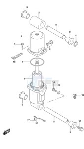 DF 115A drawing Trim Cylinder