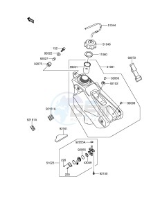 RM-Z250 (E28) drawing FUEL TANK