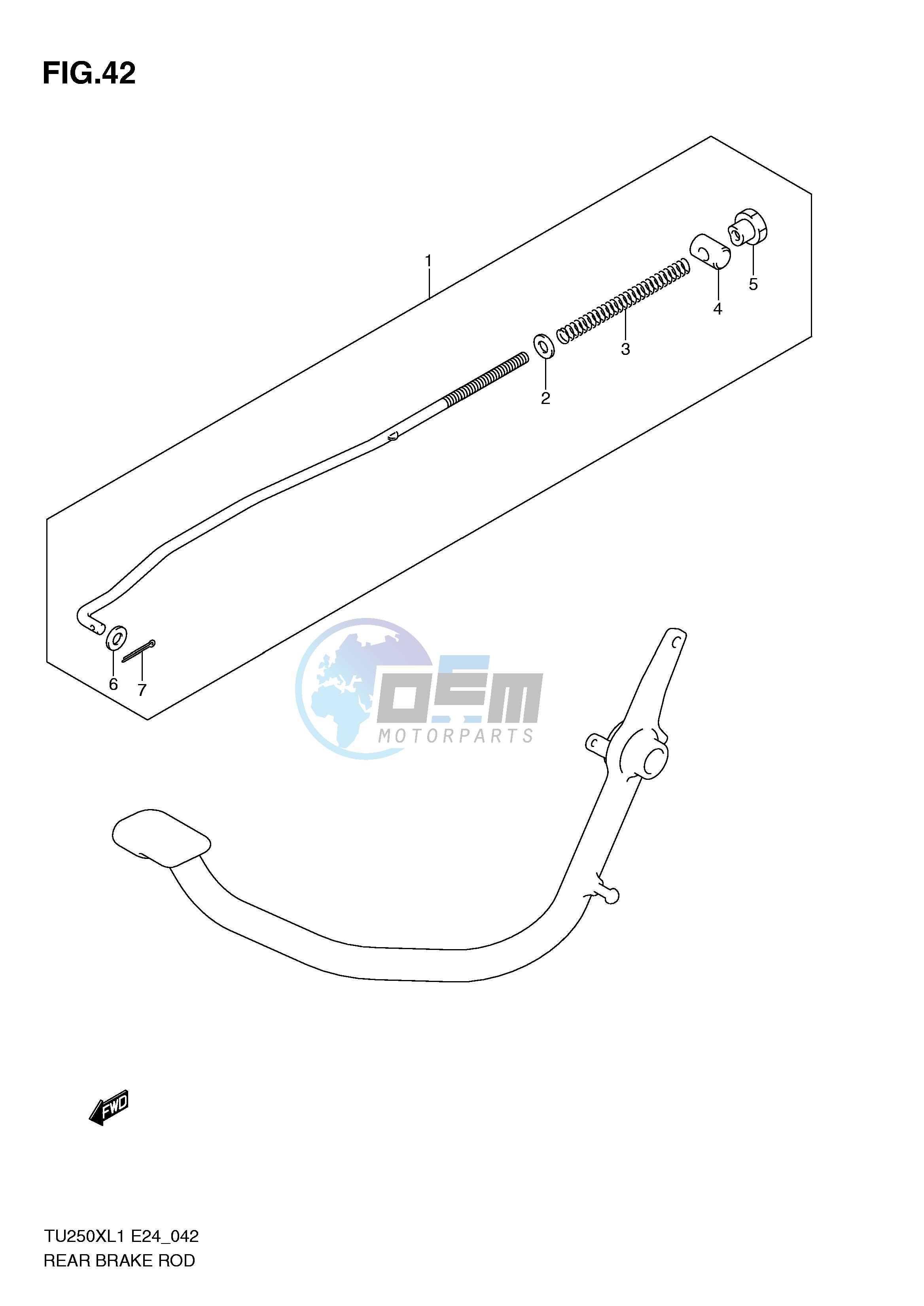 REAR BRAKE ROD