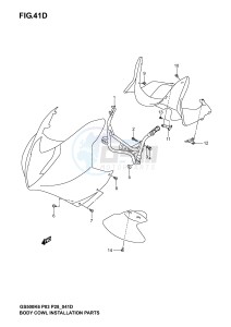 GS500 (P3) drawing BODY CWL INSTALLATION PARTS  (GS500FK4 K5 K6)