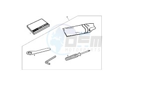 SENDA SM X-TREM - 50 CC EU2 drawing ACCESSORIES