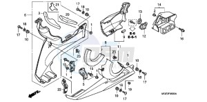 VFR1200FB drawing LOWER COWL