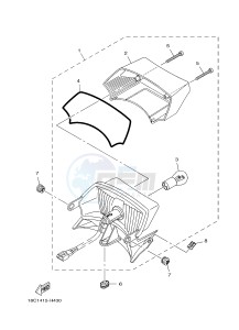 YBR125ESD (51P3) drawing TAILLIGHT