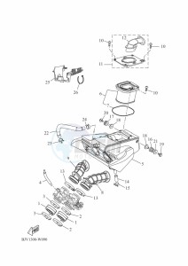 XSR700 MTM690-U (BJW1) drawing INTAKE