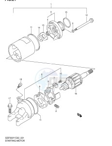 GSF600 (E2) Bandit drawing STARTING MOTOR