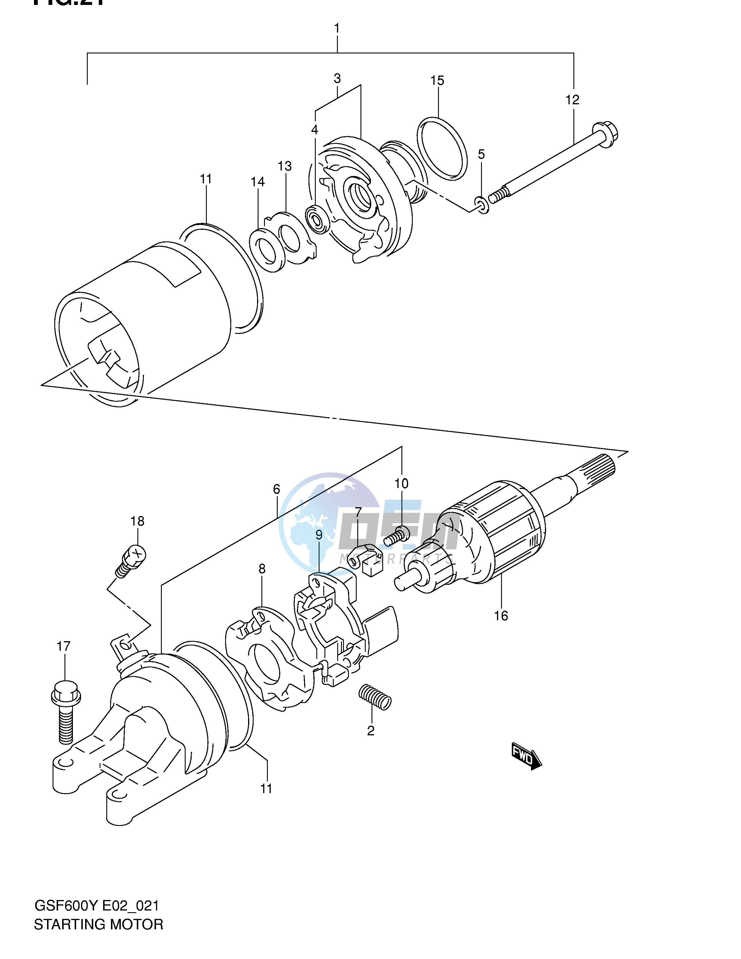 STARTING MOTOR