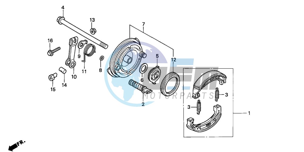 FRONT BRAKE PANEL