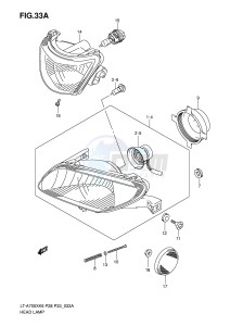 LT-A700X (P28-P33) drawing HEADLAMP (MODEL K6 F.NO.5SAAP41A 67110001~)