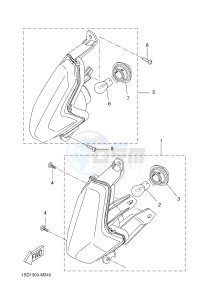 YP400RA X-MAX 400 ABS X-MAX (1SDA 1SDA 1SDA 1SDA 1SDA) drawing FLASHER LIGHT