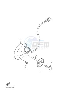 XJR1300C XJR 1300 (2PN3) drawing PICK UP COIL & GOVERNOR