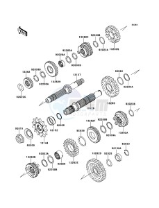 KLX250 KLX250SDF XX (EU ME A(FRICA) drawing Transmission