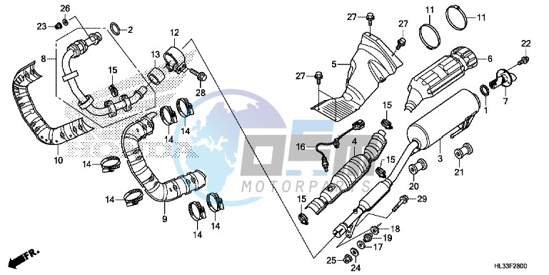 EXHAUST MUFFLER