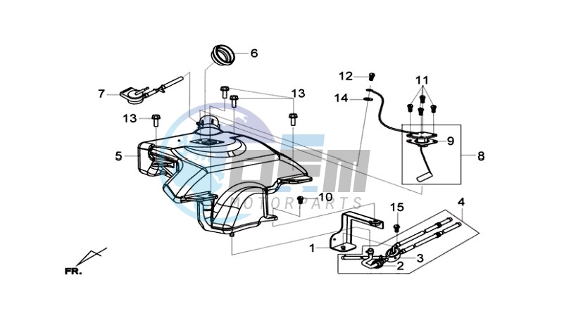 FUEL TANK - FUEL CUT