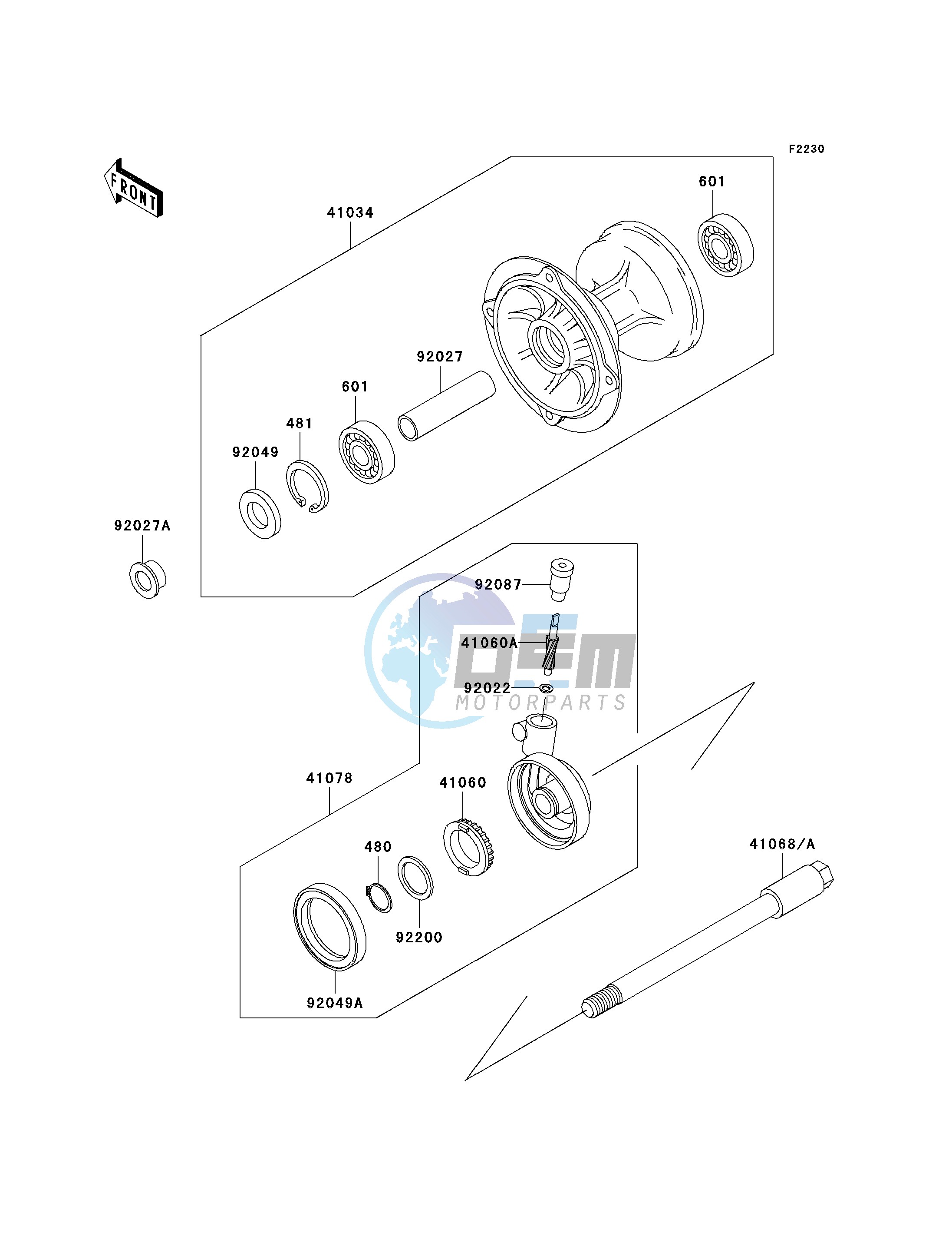 FRONT HUB