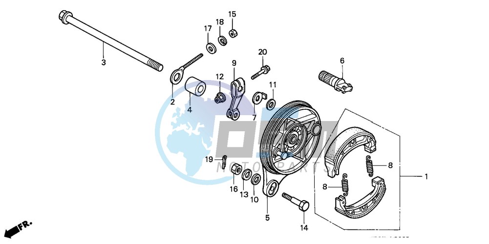 REAR BRAKE PANEL