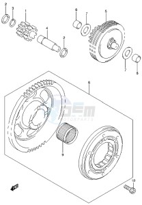 LT-Z400 drawing STARTER CLUTCH