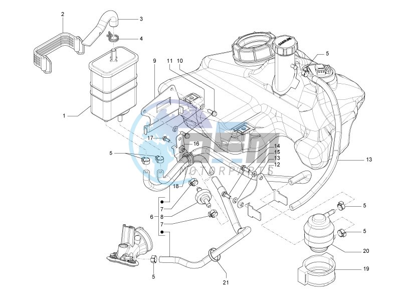 Anti-percolation system