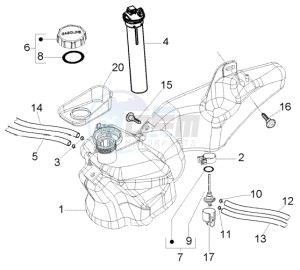 Liberty 50 2t RST drawing Fuel Tank