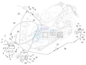 GTV 300 4T 4V ie Touring (NAFTA, APAC) (CN, USA) drawing ABS Brake system