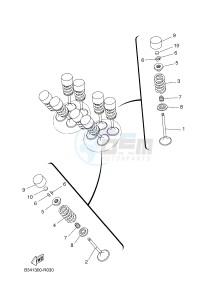 MTM690-U MTM-690-U XSR700 (B342 B342) drawing VALVE