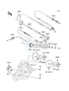 JET SKI 800 SX-R JS800-A3 FR drawing Cables