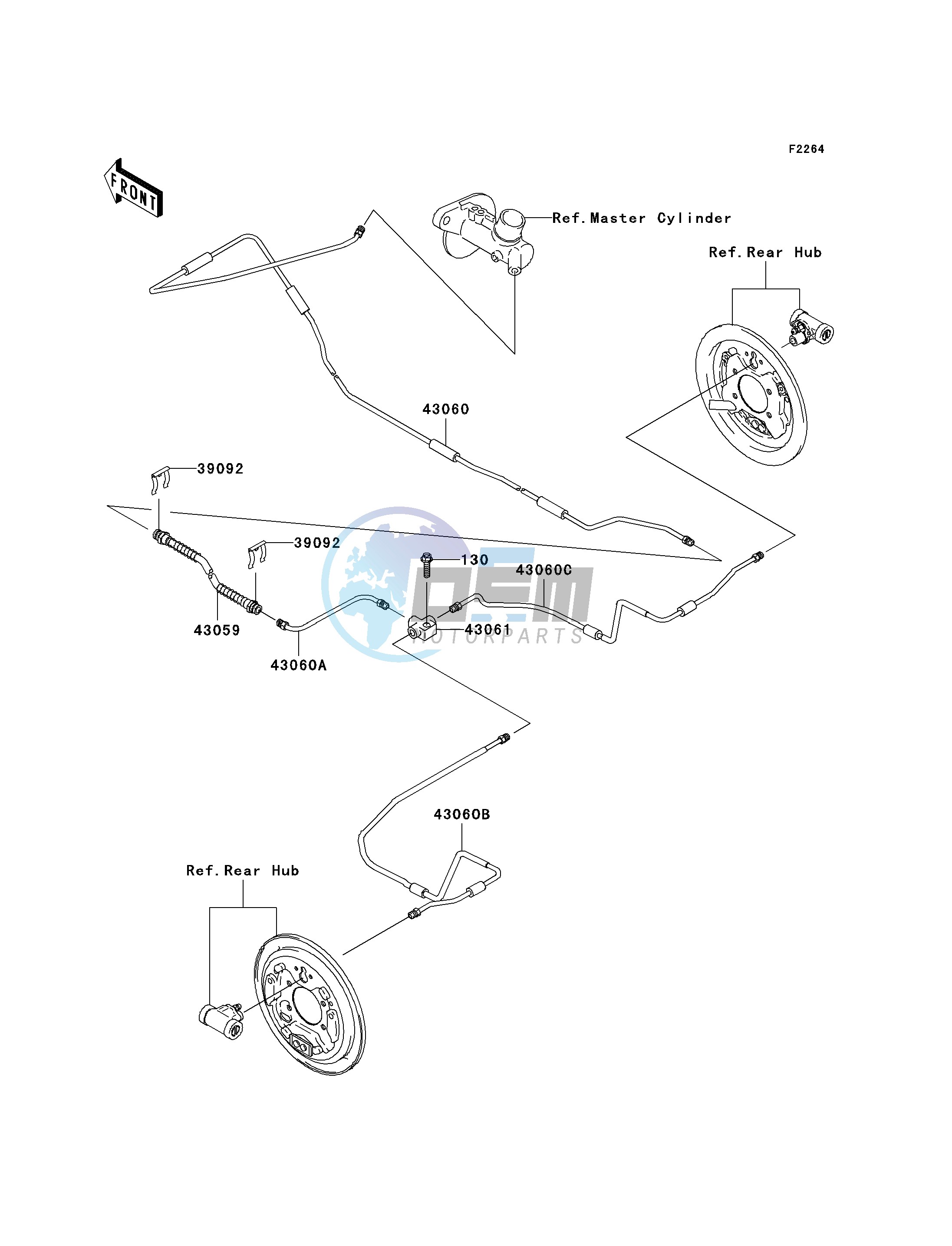 REAR BRAKE PIPING