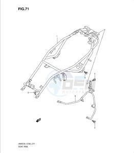 AN650 drawing SEAT RAIL