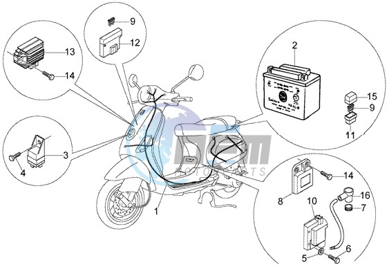 Battery - Voltage regulator