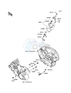 KVF650_4X4 KVF650FCF EU drawing Gear Change Mechanism