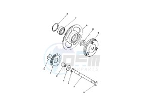 ATV 125 drawing STARTING CLUTCH