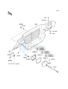 KAF 950 B [MULE 3010 DIESEL 4X4] (B2-B3) [MULE 3010 DIESEL 4X4] drawing HEADLIGHT-- S- -