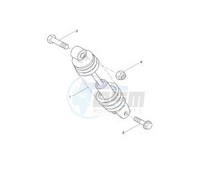 YN NEO'S EASY 50 drawing REAR SHOCK ABSORBER