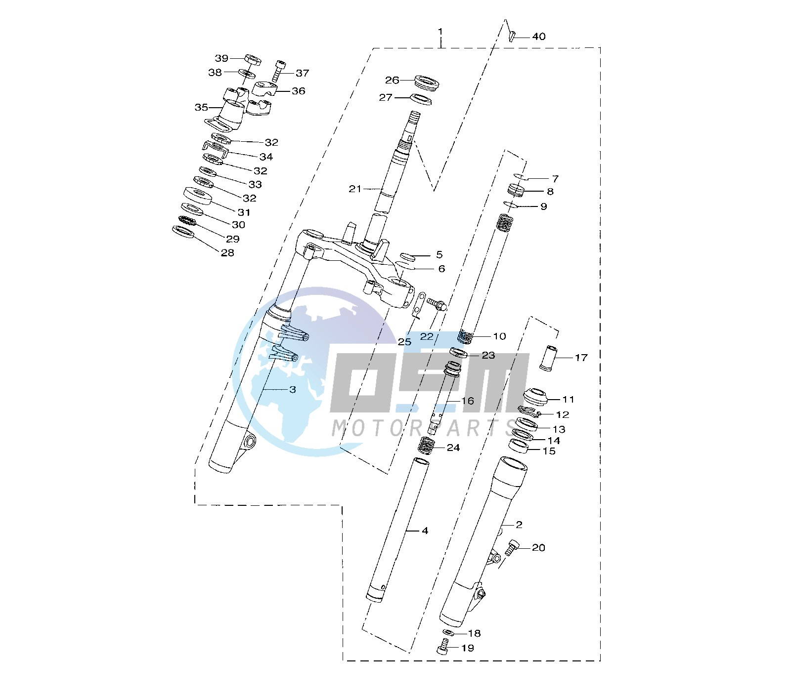 FRONT FORK 5B23-4-6-7-8