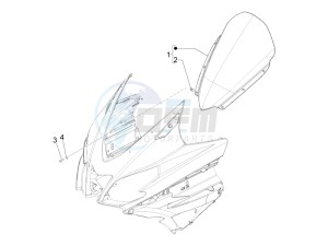 SRV 850 4t 8v e3 drawing Windshield