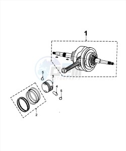 TWEET 125 PRO drawing CRANKSHAFT AND PISTON