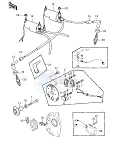 KZ 550 A (A1-A2) drawing IGNITION -- 80-81 A2_A3- -