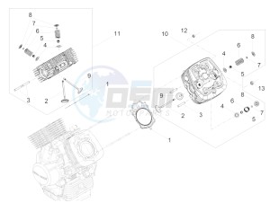 V9 Bobber 850 (APAC) drawing Cylinder head - valves