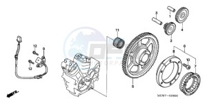 NT700VA Europe Direct - (ED) drawing PULSE GENERATOR/ STARTING CLUTCH