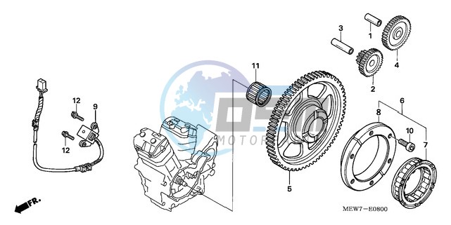 PULSE GENERATOR/ STARTING CLUTCH