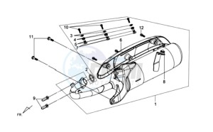 TONIK 50CC drawing EXHAUST