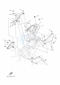 TRACER 700 MTT690-U (B5T1) drawing SIDE COVER