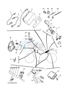 MT09 900 (1RC9) drawing ELECTRICAL 1