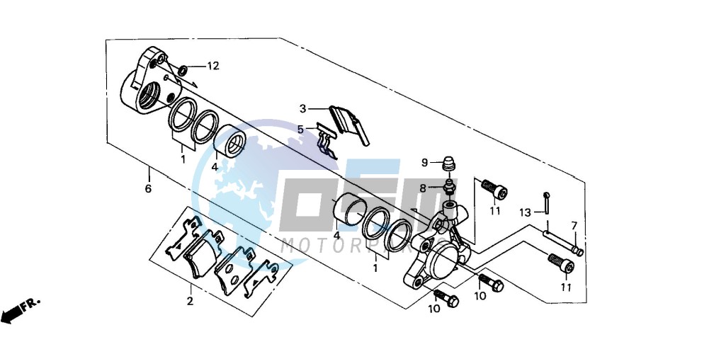 FRONT BRAKE CALIPER