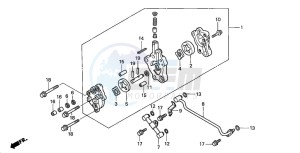 TRX350TM RANCHER S drawing OIL PUMP