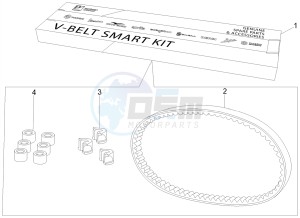 FLY 150 (APAC) drawing Kit trasmissione