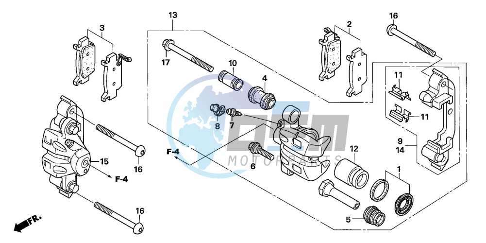 FRONT BRAKE CALIPER