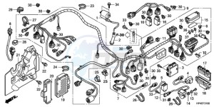 TRX420FMA Australia - (U / 4WD) drawing WIRE HARNESS