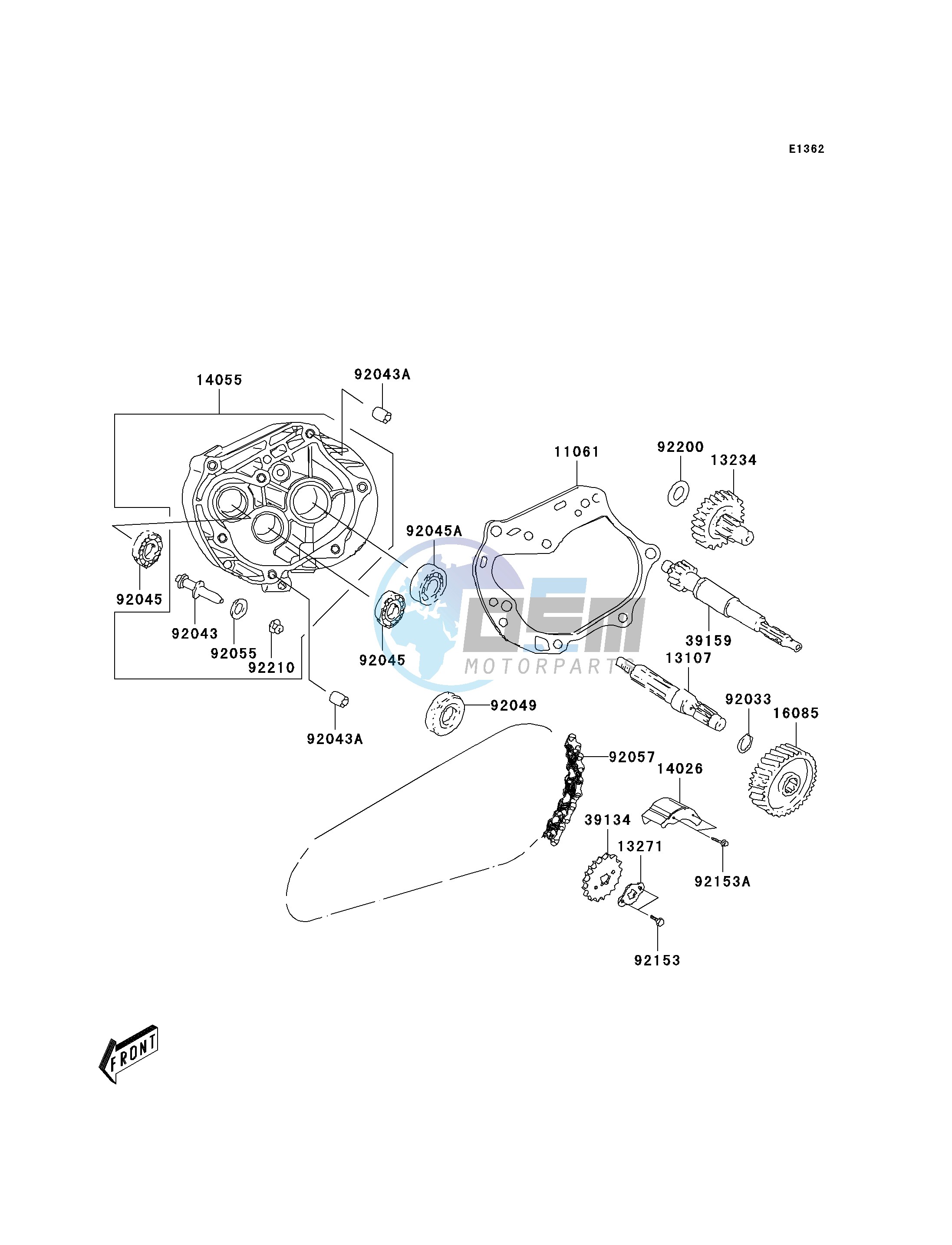 GEAR CHANGE DRUM_SHIFT FORK-- S- -