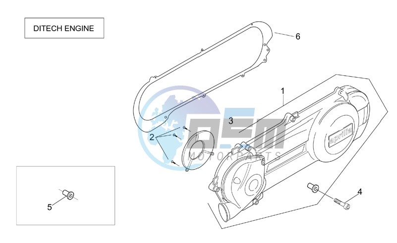 Transmission cover (Ditech)